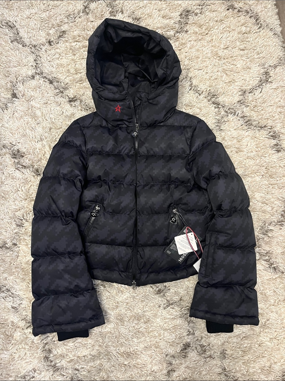 Perfect Moment Polar Flare down ski jacket. Black. New with tags. Size xs.